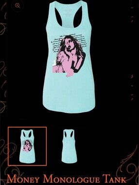 official Addison Rae "Money is Everything" Racerback Tank Top